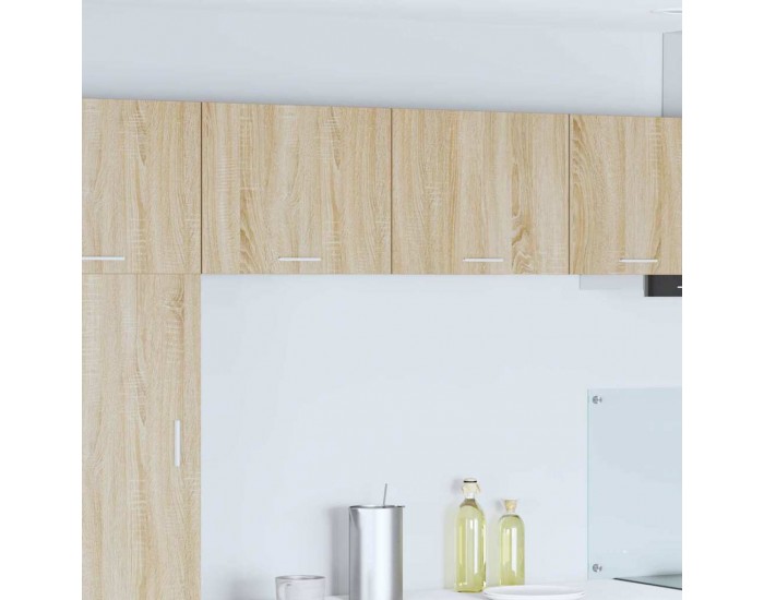 Sonata H Висящ шкаф с рафт Riga Сонома дъб и бяло 50 x 31 x 40 см