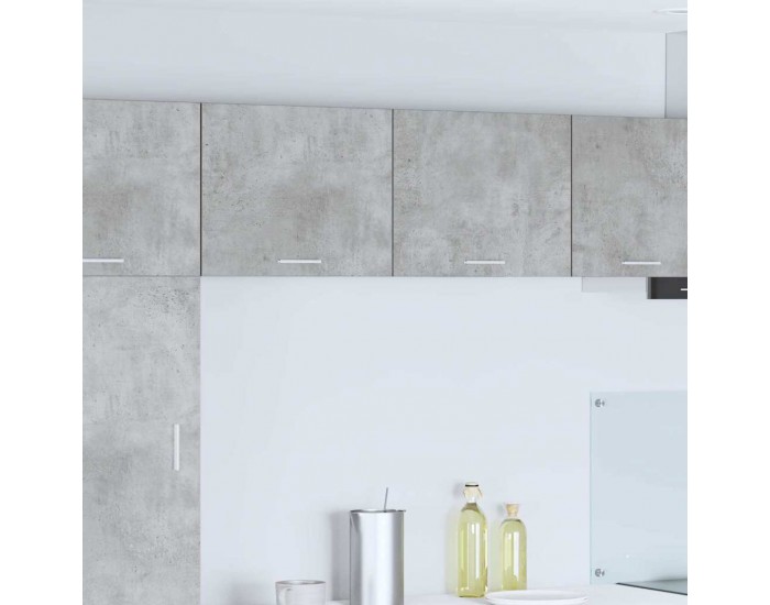 Sonata H Висящ шкаф с рафт Riga 2 pcs Бетон сив и бяло 50 x 31 x 40 см