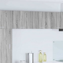 Sonata H Висящ шкаф с рафт Riga 2 pcs Сив Сонома и бяло 50 x 31 x 40 см - Модули Sonata