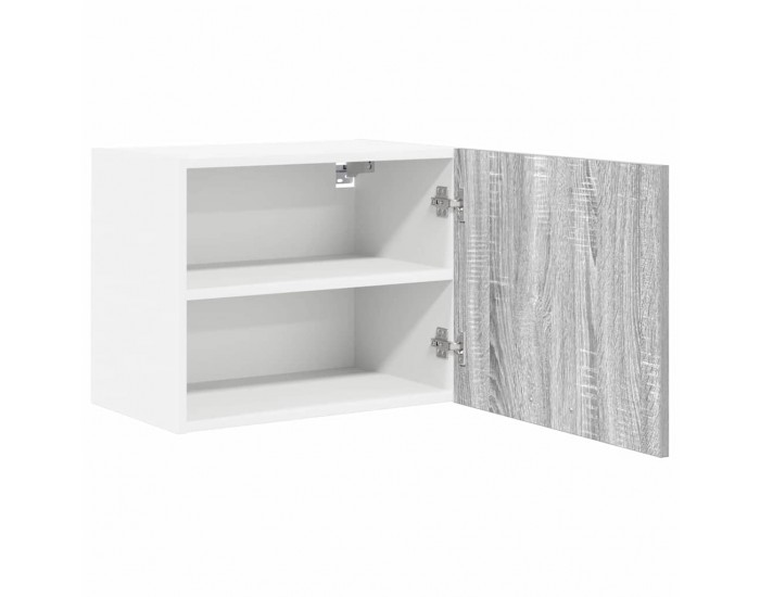 Sonata H Висящ шкаф с рафт Riga 2 pcs Сив Сонома и бяло 50 x 31 x 40 см