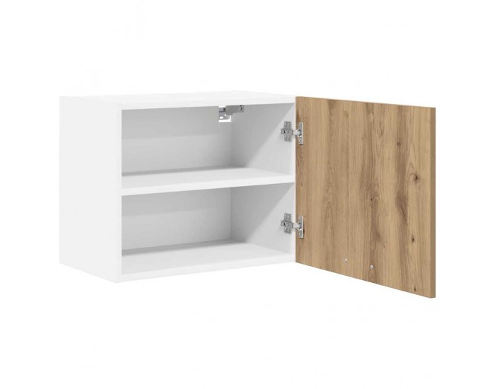 Sonata H Висящ шкаф Riga 2 pcs Занаятчийски дъб и бяло 50 x 31 x 40 см
