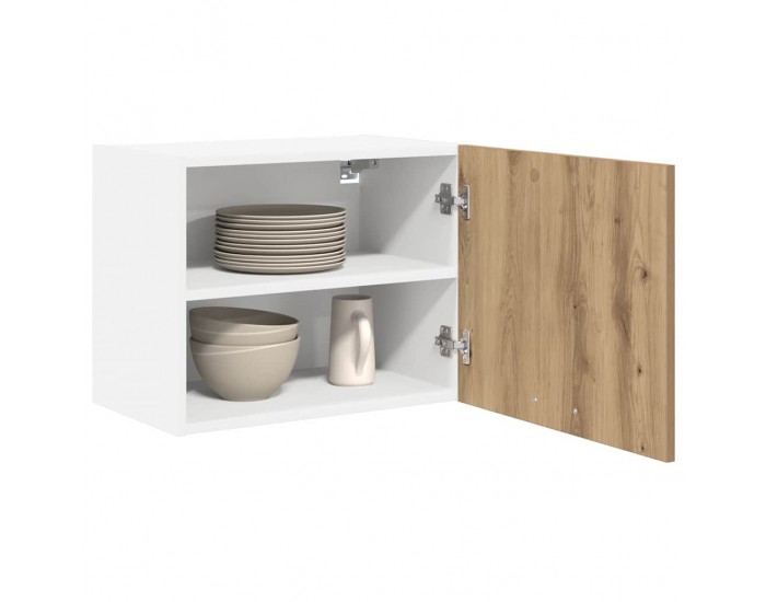 Sonata H Висящ шкаф Riga 2 pcs Занаятчийски дъб и бяло 50 x 31 x 40 см