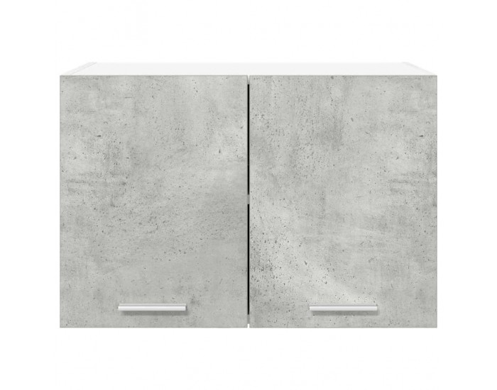 Sonata H Висящ шкаф с рафт с врата Riga Бетон сив и бяло 60 x 31 x 40 см