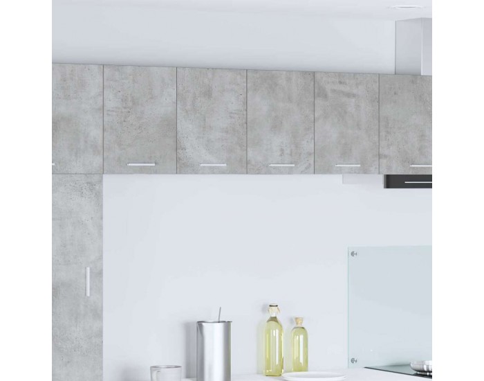 Sonata H Висящ шкаф с рафт Riga 2 pcs Бетон сив и бяло 60 x 31 x 40 см