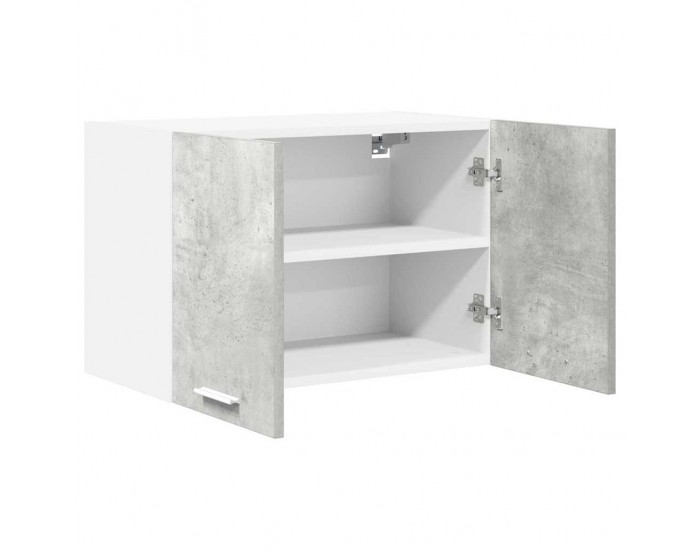 Sonata H Висящ шкаф с рафт Riga 2 pcs Бетон сив и бяло 60 x 31 x 40 см