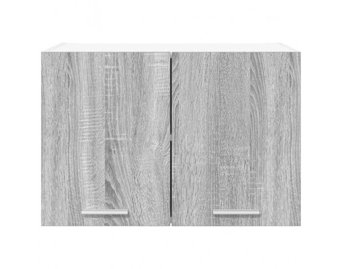 Sonata H Висящ шкаф с рафт Riga Сив Сонома и бяло 60 x 31 x 40 см