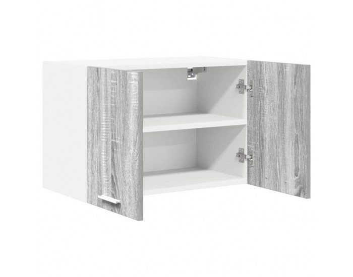 Sonata H Висящ шкаф с рафт Riga Сив Сонома и бяло 60 x 31 x 40 см