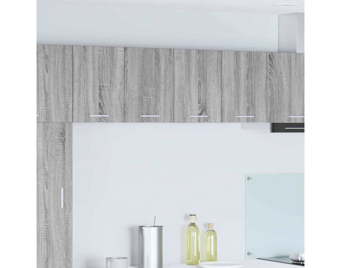 Sonata H Висящ шкаф с рафт Riga 2 pcs Сив Сонома и бяло 60 x 31 x 40 см