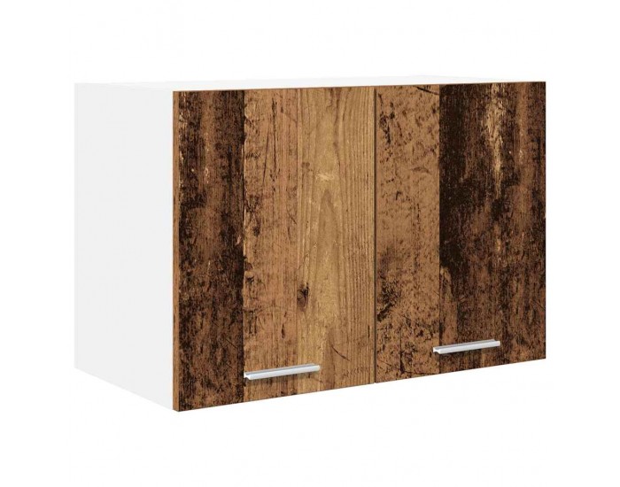 Sonata H Висящ шкаф Riga 2 pcs Стара дървесина и бяло 60 x 31 x 40 см