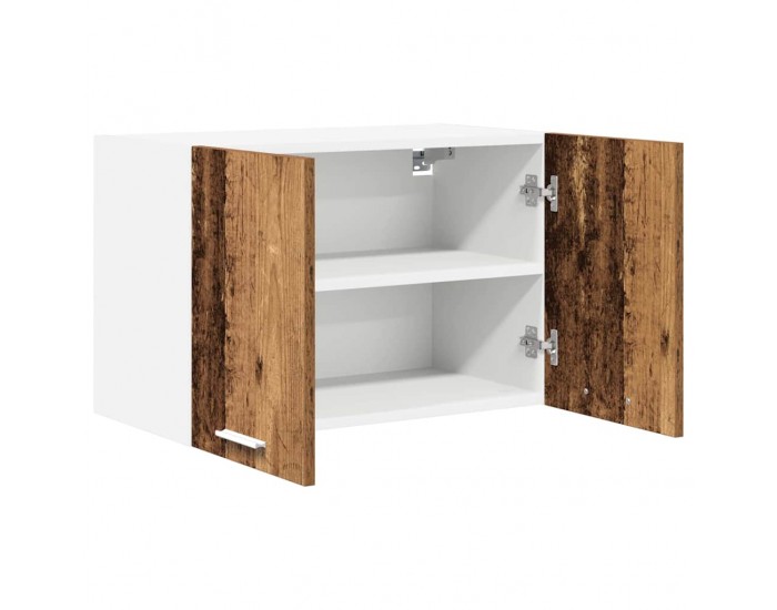 Sonata H Висящ шкаф Riga 2 pcs Стара дървесина и бяло 60 x 31 x 40 см