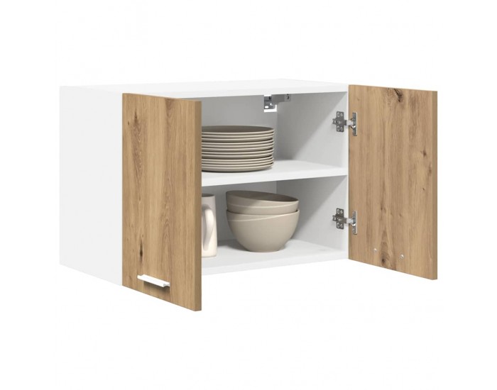 Sonata H Висящ шкаф Riga 2 pcs Занаятчийски дъб и бяло 60 x 31 x 40 см