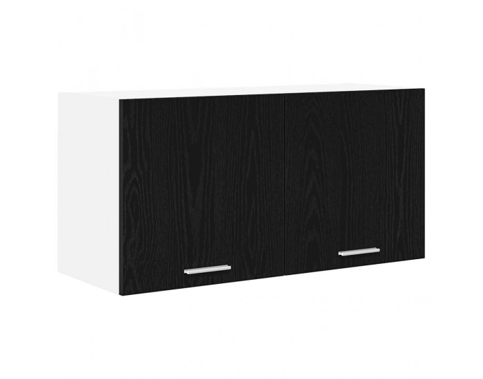 Sonata H Висящ шкаф Riga Черния дъб 80 x 31 x 40 см Инженерно дърво