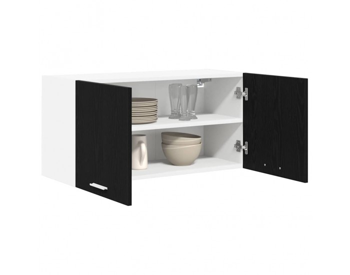 Sonata H Висящ шкаф Riga Черния дъб 80 x 31 x 40 см Инженерно дърво