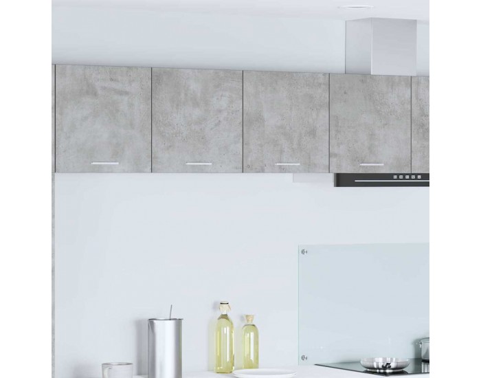 Sonata H Висящ шкаф Riga Циментено сиво 80 x 31 x 40 см Инженерно дърво