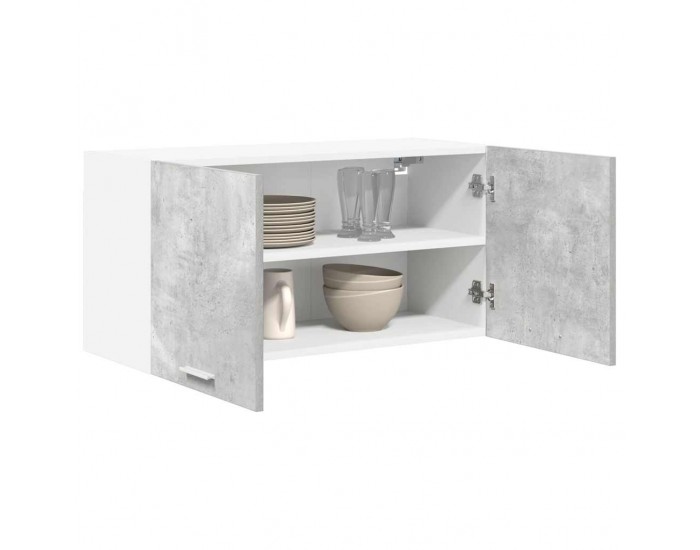 Sonata H Висящ шкаф Riga Циментено сиво 80 x 31 x 40 см Инженерно дърво