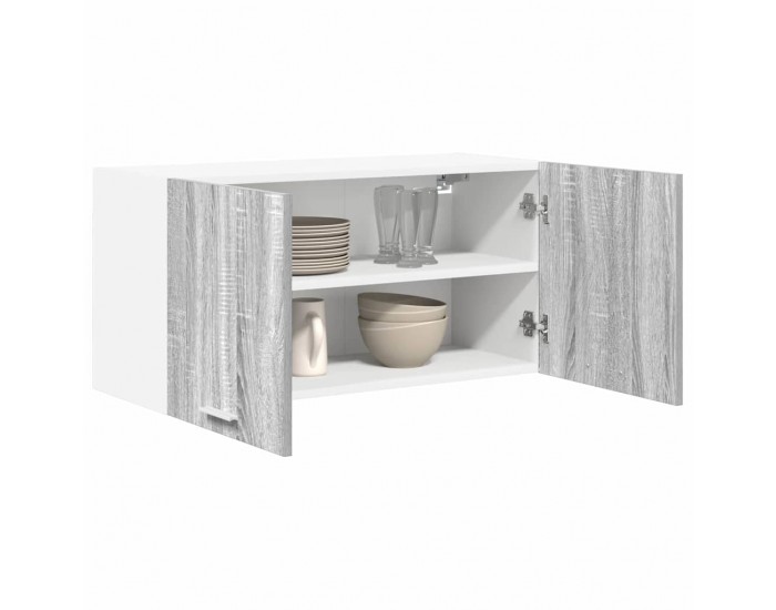 Sonata H Висящ шкаф Riga Сив Сонома 80 x 31 x 40 см Инженерно дърво