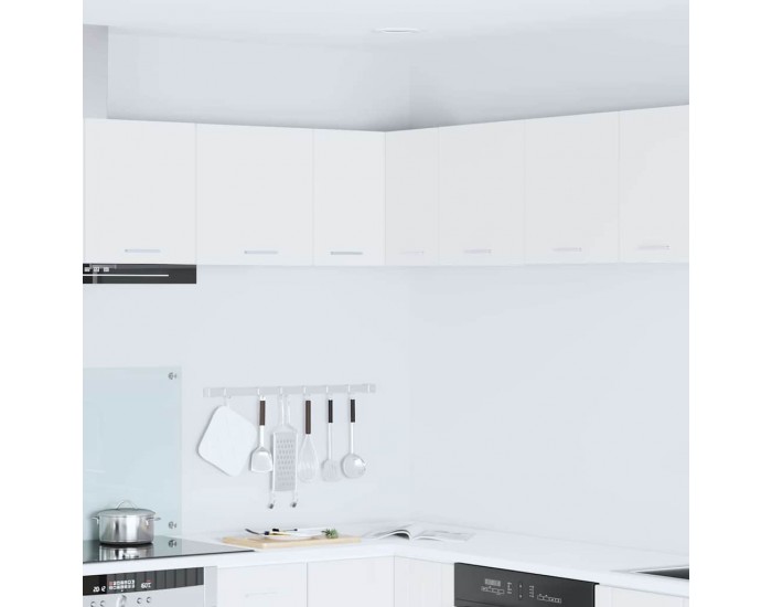 Sonata H Висящ шкаф с рафт Riga Бяло 57 x 57 x 40 см Инженерно дърво