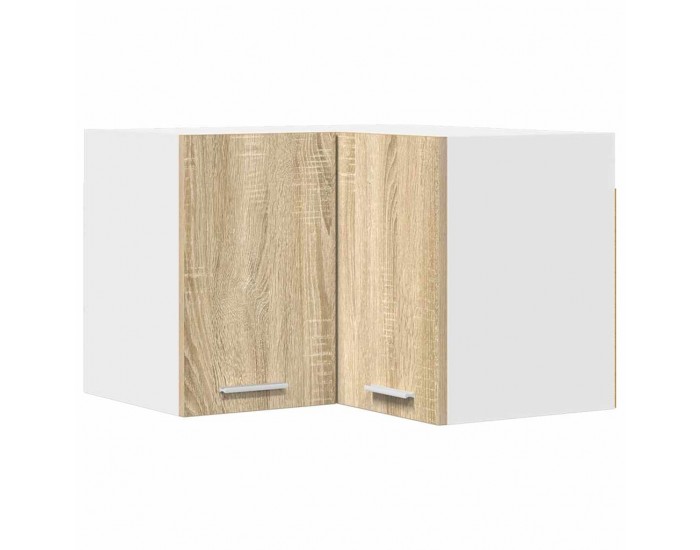 Sonata H Висящ шкаф с рафт Riga Сонома дъб и бяло 57 x 57 x 40 см