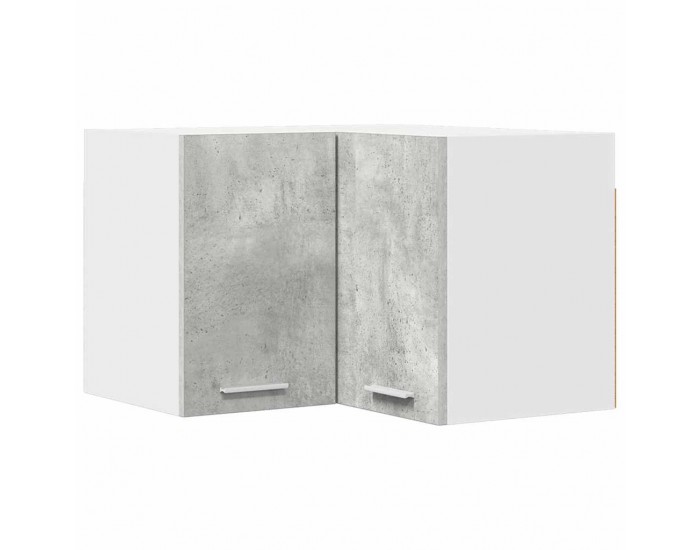Sonata H Висящ шкаф с рафт Riga Бетон сив и бяло 57 x 57 x 40 см