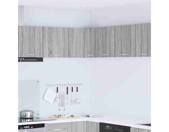 Sonata H Висящ шкаф с рафт Riga Сив Сонома и бяло 57 x 57 x 40 см