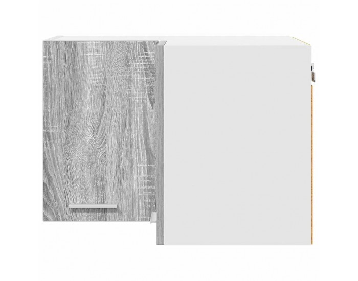 Sonata H Висящ шкаф с рафт Riga Сив Сонома и бяло 57 x 57 x 40 см