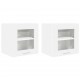 Sonata H Висящ шкаф Riga 2 pcs Бяло 40 x 31 x 40 см Инженерно дърво