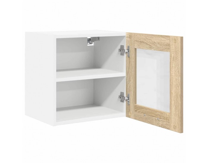 Sonata H Висящ шкаф с рафт с врата Riga 2 pcs Сонома дъб 40 x 31 x 40 см