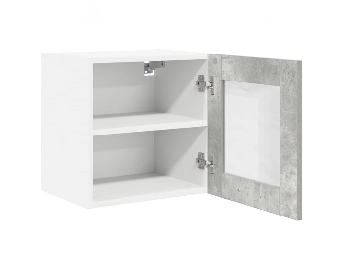 Sonata H Висящ шкаф с рафт Riga 2 pcs Циментено сиво 40 x 31 x 40 см