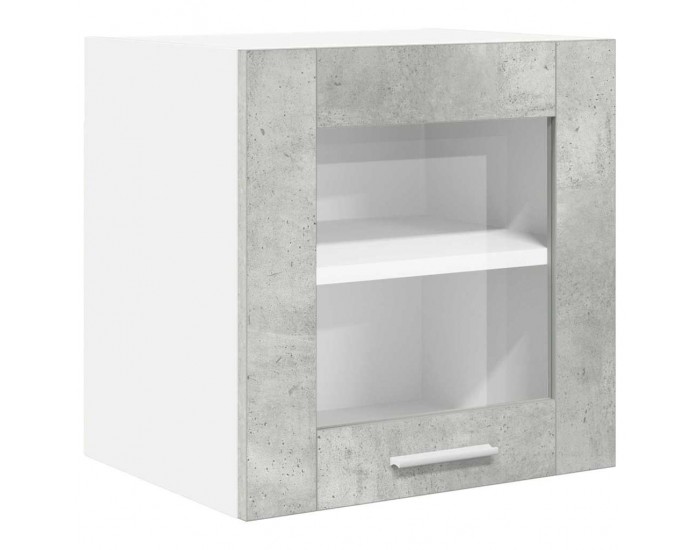 Sonata H Висящ шкаф с рафт Riga 2 pcs Циментено сиво 40 x 31 x 40 см