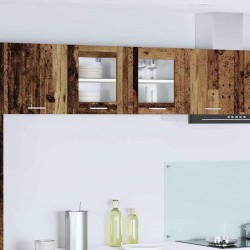 Sonata H Висящ шкаф с рафт Riga 2 pcs Старо дърво 40 x 31 x 40 см - Модули Sonata