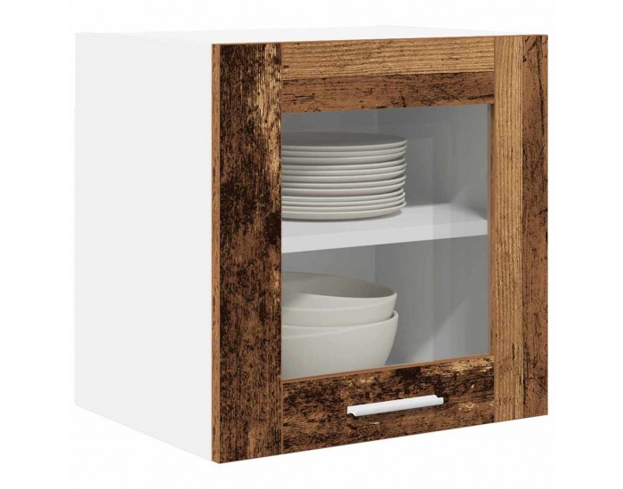 Sonata H Висящ шкаф с рафт Riga 2 pcs Старо дърво 40 x 31 x 40 см