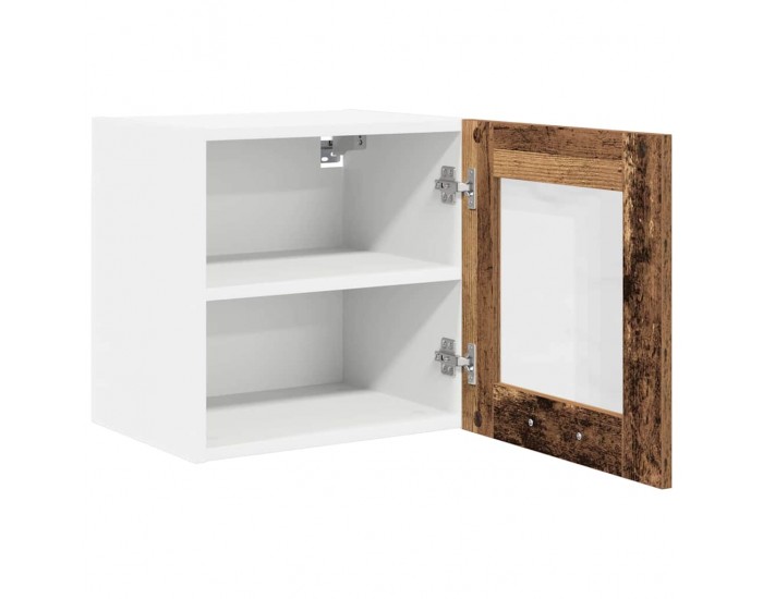 Sonata H Висящ шкаф с рафт Riga 2 pcs Старо дърво 40 x 31 x 40 см