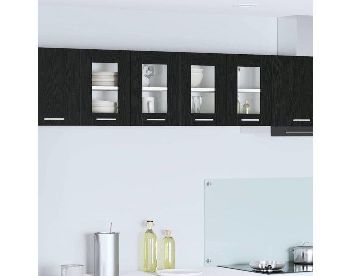 Sonata H Висящ шкаф Riga Черния дъб 60 x 31 x 40 см Инженерно дърво