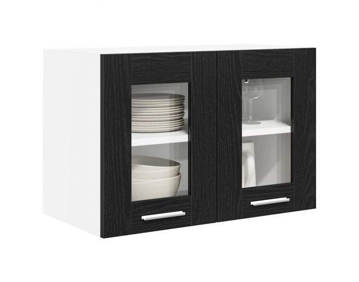 Sonata H Висящ шкаф с рафт с врата Riga 2 pcs Черния дъб 60 x 31 x 40 см