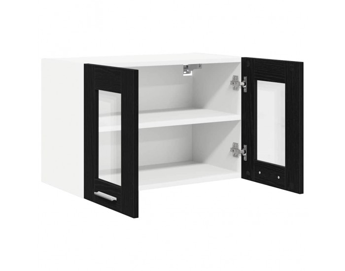 Sonata H Висящ шкаф с рафт с врата Riga 2 pcs Черния дъб 60 x 31 x 40 см