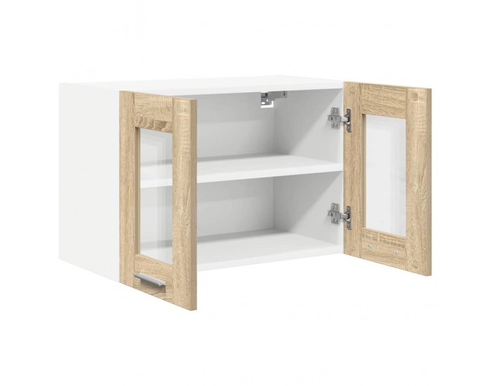 Sonata H Висящ шкаф с рафт с врата Riga 2 pcs Сонома дъб 60 x 31 x 40 см