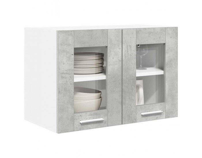 Sonata H Висящ шкаф с рафт Riga 2 pcs Циментено сиво 60 x 31 x 40 см