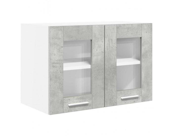 Sonata H Висящ шкаф с рафт Riga 2 pcs Циментено сиво 60 x 31 x 40 см