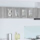 Sonata H Висящ шкаф с рафт с врата Riga 2 pcs Сив Сонома 60 x 31 x 40 см