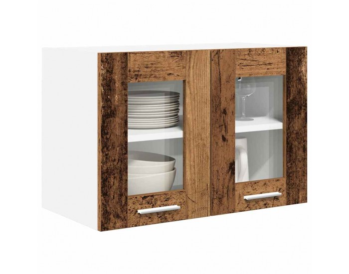 Sonata H Висящ шкаф с рафт Riga 2 pcs Старо дърво 60 x 31 x 40 см