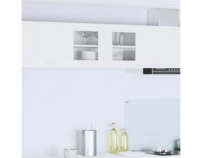 Sonata H Висящ шкаф с рафт Riga Бяло 80 x 31 x 40 см Инженерно дърво