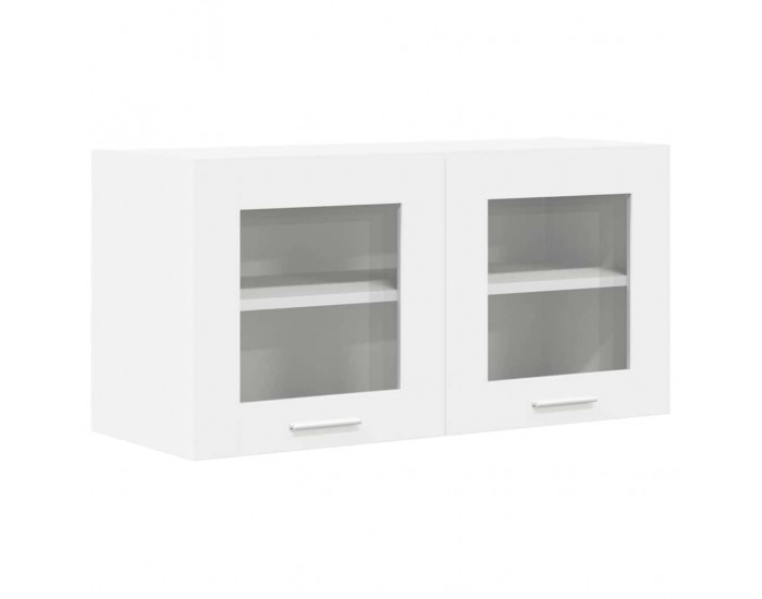 Sonata H Висящ шкаф с рафт Riga Бяло 80 x 31 x 40 см Инженерно дърво