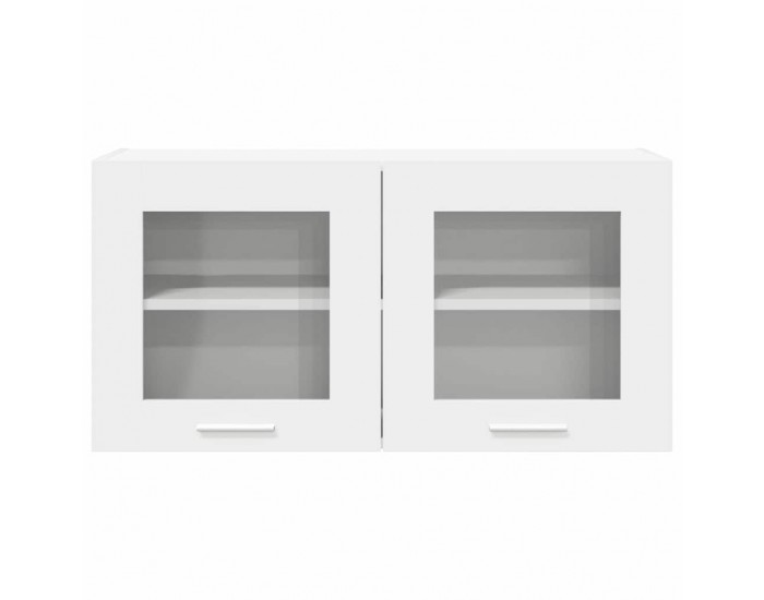 Sonata H Висящ шкаф с рафт Riga Бяло 80 x 31 x 40 см Инженерно дърво