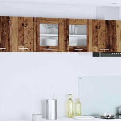 Sonata H Висящ шкаф с рафт Riga Стара дървесина и бяло 80 x 31 x 40 см - Модули Sonata