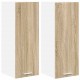 Sonata H Висящ шкаф с рафт Riga 2 pcs Сонома дъб и бяло 30 x 31 x 80 см