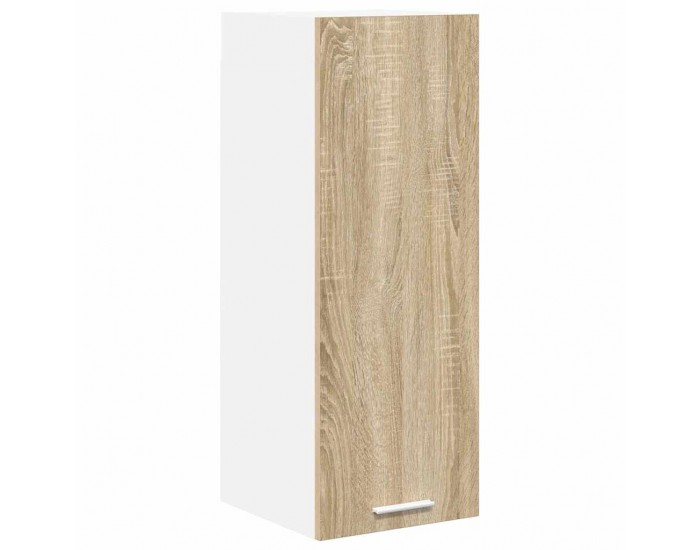 Sonata H Висящ шкаф с рафт Riga 2 pcs Сонома дъб и бяло 30 x 31 x 80 см