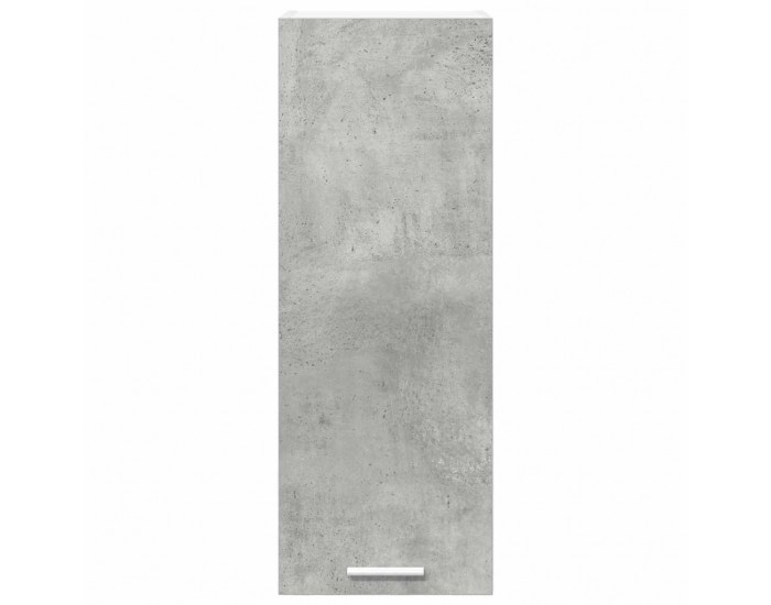 Sonata H Висящ шкаф с рафт с врата Riga Бетон сив и бяло 30 x 31 x 80 см