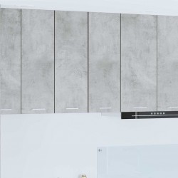 Sonata H Висящ шкаф с рафт Riga 2 pcs Бетон сив и бяло 30 x 31 x 80 см - Модули Sonata