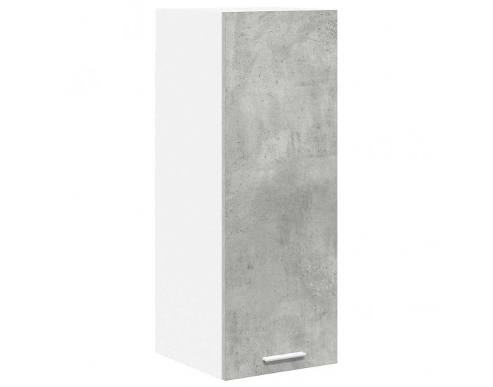 Sonata H Висящ шкаф с рафт Riga 2 pcs Бетон сив и бяло 30 x 31 x 80 см