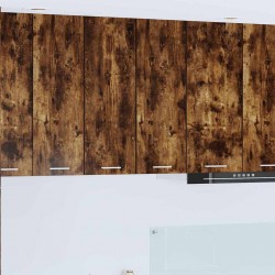 Sonata H Висящ шкаф с рафт Riga 2 pcs Димящ дъб и бяло 30 x 31 x 80 см - Модули Sonata